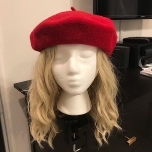 ASOS Red Wool Beret